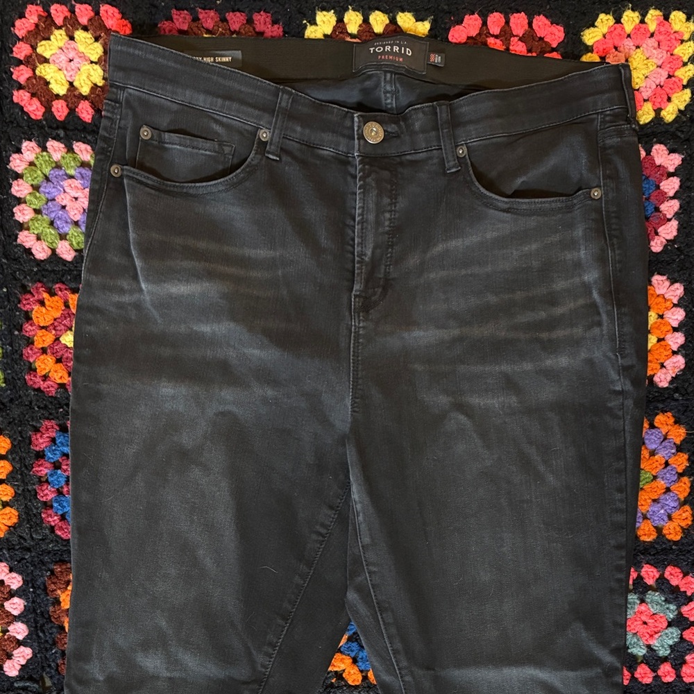 Torrid Black Skinny Stretch Jeans